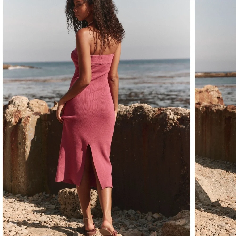 FREE PEOPLE Ravena sweater midi dress